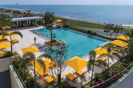 Shangri-La Colombo:  Aerial Pool