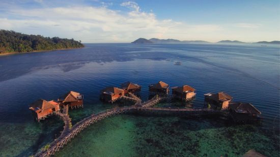 Gayana Marine Resort in Kota Kinabalu: Areal Shot