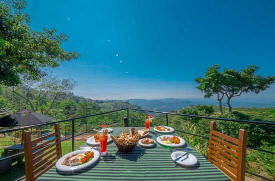 Melheim Resort à Ella/Haputale/Koslanda: Breakfast with a View