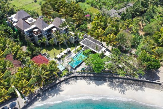 Candi Beach Resort & Spa à Ouest de Bali:  Suites | Aerial view
