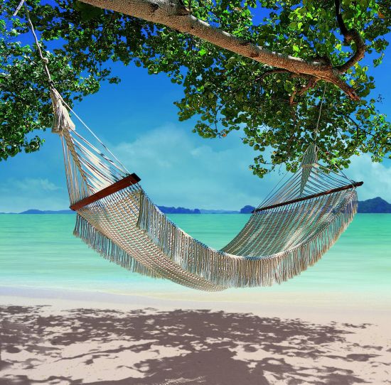 The Tubkaak Krabi Boutique Resort:  Hammock on the beach