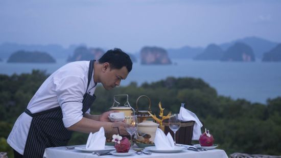 9 Hornbills Tented Camp à Ko Yao:  Private Dining