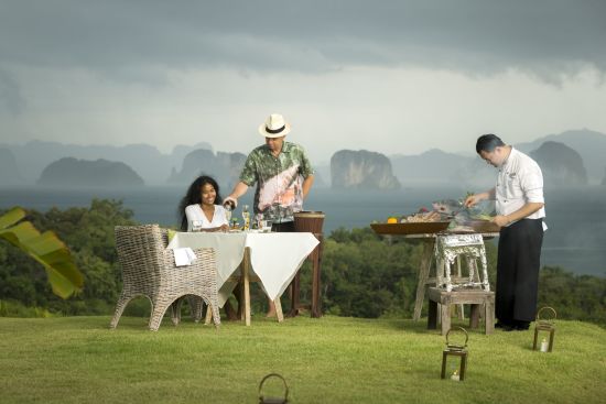 9 Hornbills Tented Camp à Ko Yao:  Private Dining