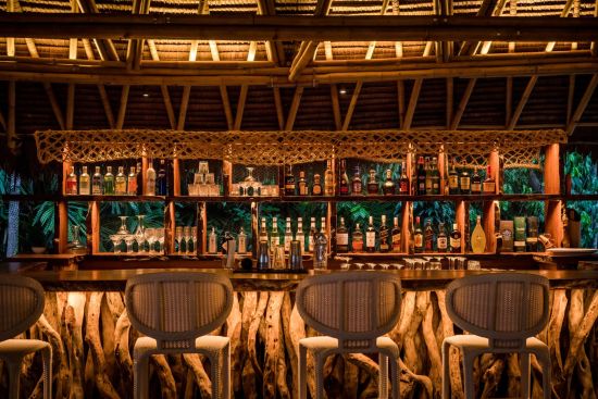 Bawah Reserve:  Jules Verne bar interior