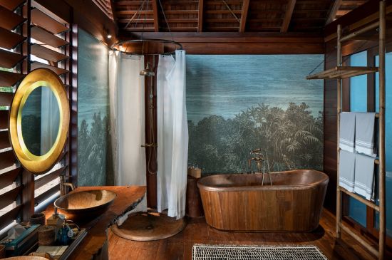 Bawah Reserve:  Overwater Bungalow | bathroom