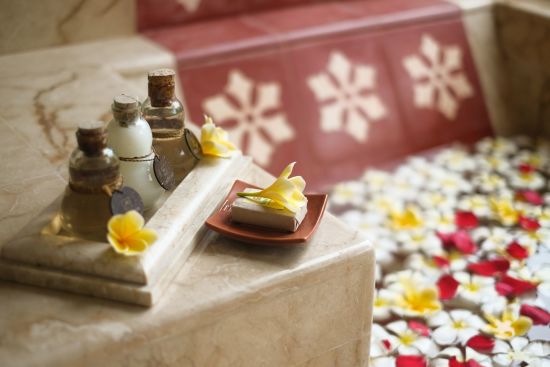 Wapa di Ume Sidemen à Ouest de Bali:  Bathroom detail