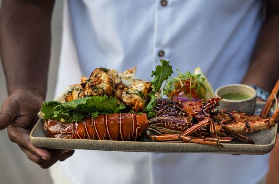 Taj Exotica Resort & Spa, Andamans à Îles Andaman:  Dish