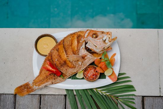 Batu Karang Lembongan Resort & Spa in Nusa Lembongan:  Muntigs