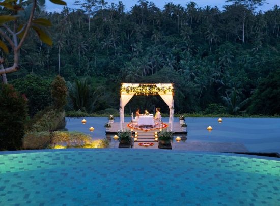 Jannata Resort & Spa à Ubud:  Romantic Dinner