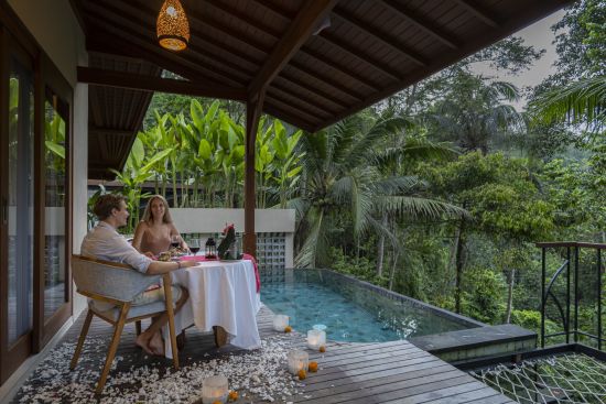 Jannata Resort & Spa à Ubud:  1-Bedroom Pool Villa | Poolside Romantic Dinner