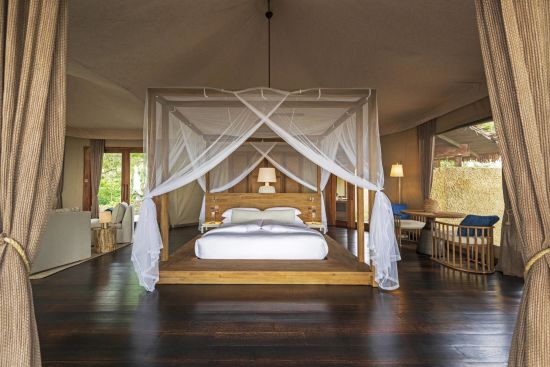 Wa Ale in Mergui Archipel:  Tented Beach Villa