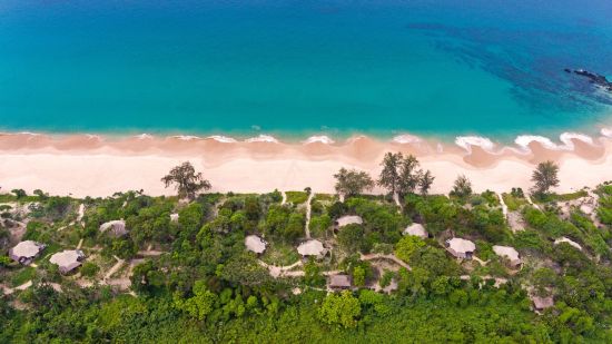 Wa Ale in Mergui Archipel:  Aerial View