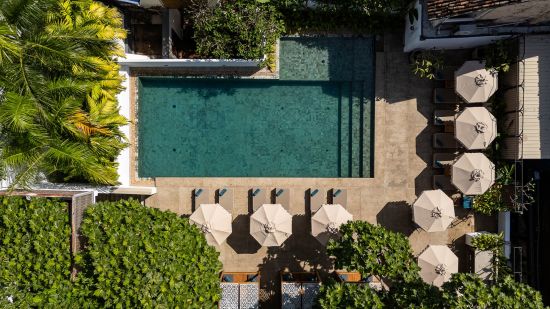 Fort Bazaar à Galle:  Swimmingpool 