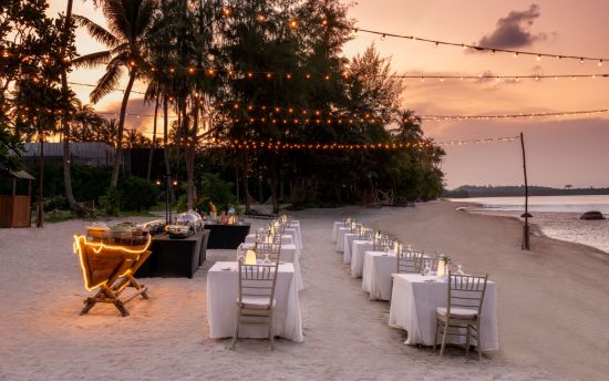 The Residence Bintan:  Beach Dining