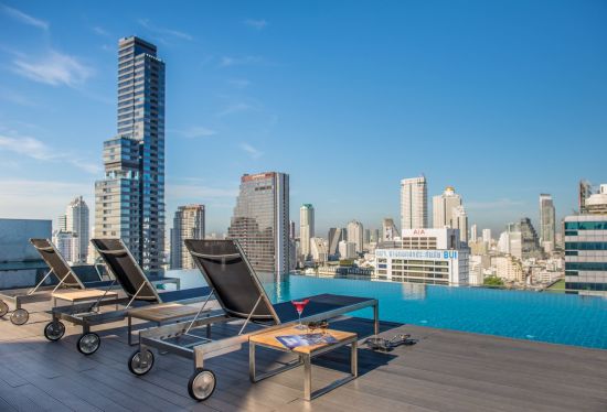 Amara Bangkok:  Rooftop infinity pool