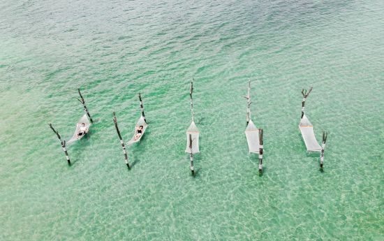 The Residence Bintan:  ocean hammocks