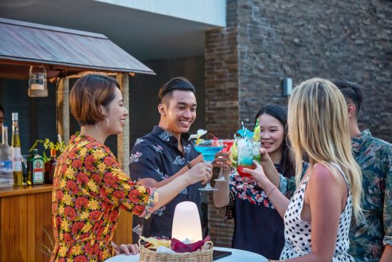 The Residence Bintan:  Pool Bar Cocktails