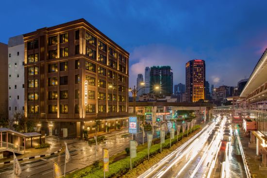 The Chow Kit in Kuala Lumpur:  Exterior view