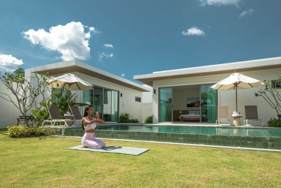 Escape Villas in Phuket:  Yoga practice