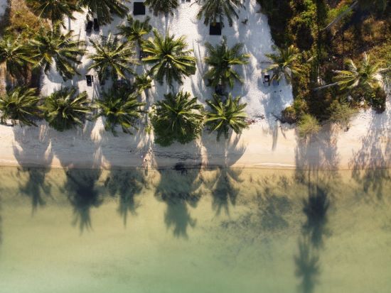 Tamu Koh Rong: Beach from above