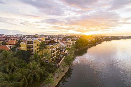 Little Riverside in Hoi An:  Areal View