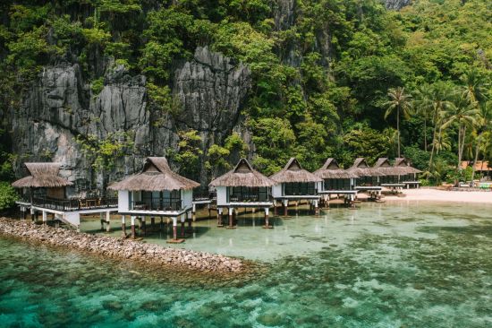 El Nido Resorts Miniloc Island in Palawan: Water Cottages