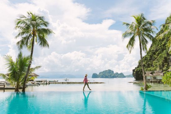 El Nido Resorts Miniloc Island in Palawan: Pool View