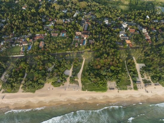 Taru Villas - The Long House in Bentota:  view from above