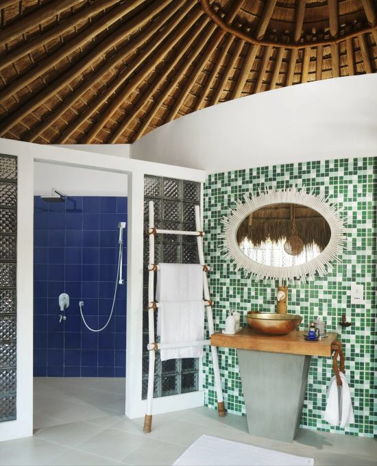 Jetwing Surf & Safari in Arugam Bay:  Cabana | Bathroom