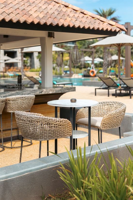 Anantara Desaru Coast Resort & Villas:  Lagoon Pool and Bar 