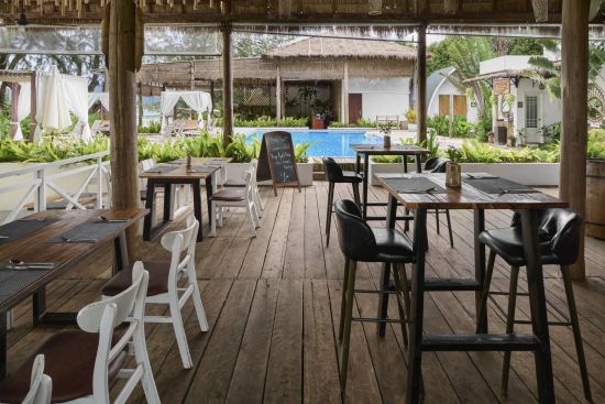 Eden Beach Resort in Koh Rong Sanloem: restaurant