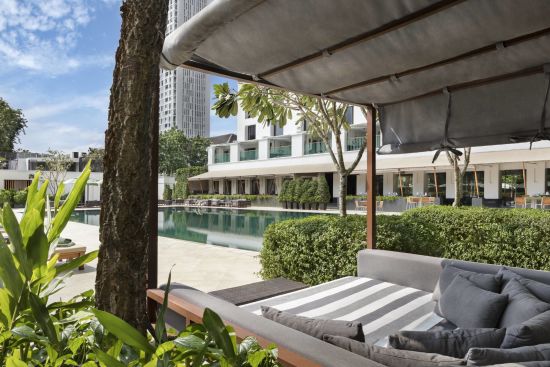 The Sukhothai Bangkok:  Cabana at the Pool