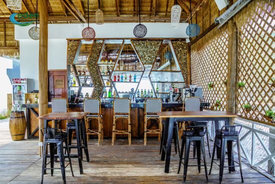 Eden Beach Resort in Koh Rong Sanloem: restaurant