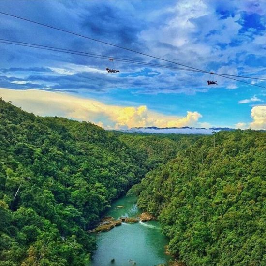 Bohol Beach Club:  Loboc River Zip Line