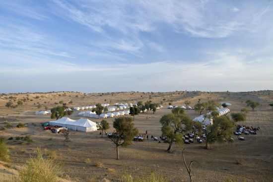 MANVAR Sevan, The Desert Camp à Désert du Thar: exterior: 