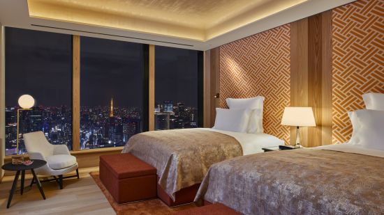 Bulgari Hotel Tokyo:  Superior bedding