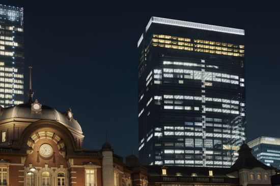 Bulgari Hotel Tokyo:  Bulgari Hotel Tokyo from outside