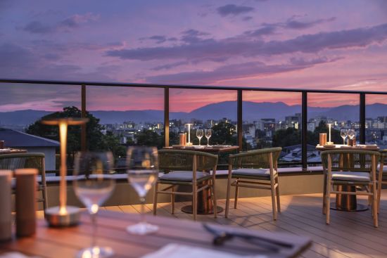 Six Senses Kyoto:  Rooftop terrace