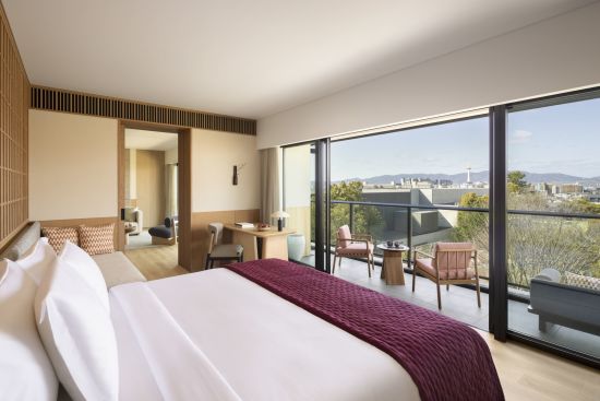 Six Senses Kyoto:  Deluxe Suite Garden | bedroom