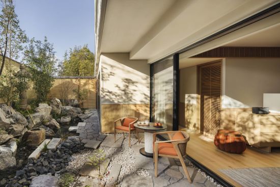 Six Senses Kyoto:  Premier Suite Garden | private garden