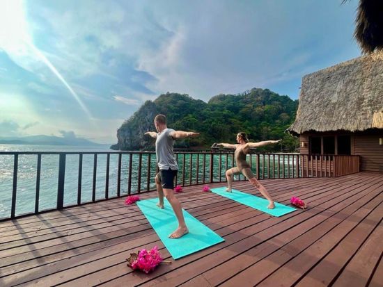 Cauayan Island Resort in Palawan:  Yoga