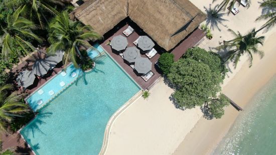 Cauayan Island Resort in Palawan:  Infinity-Pool