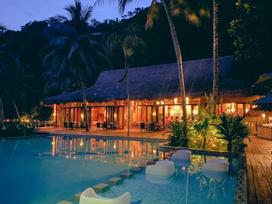 Cauayan Island Resort in Palawan:  Cauayan Restaurant