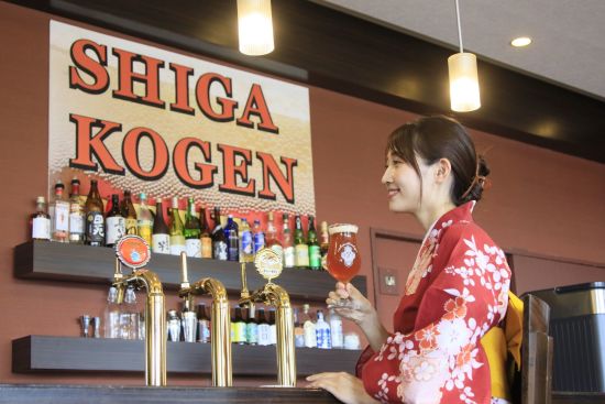 Ryokan Biyuyonado à Yudanaka:  Bar