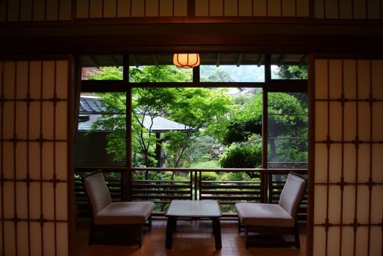Nishimuraya Honkan à Kinosaki Onsen: Traditional | terrace