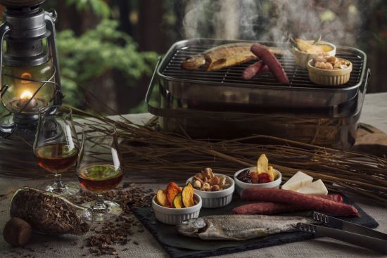 Hoshinoya Fuji à Hakone:  Food Smoking Workshop