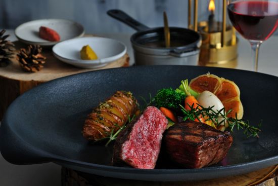 Hoshinoya Fuji à Hakone:  Grill Dinner