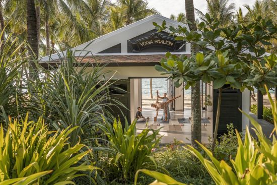InterContinental Danang Sun Peninsula Resort:  Complimentary Beachside Yoga