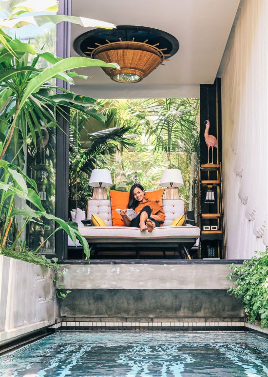 Shinta Mani Bensley Collection Pool Villas à Siem Reap:  Pool Villa | Pool and daybed