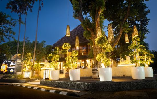 Puri Santrian in Südbali:  Mezzanine Restaurant